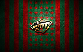 Wallpaper wallpaper, sport, logo, NHL, Minnesota Wild, hockey, glitter,  checkered images for desktop, section спорт - download
