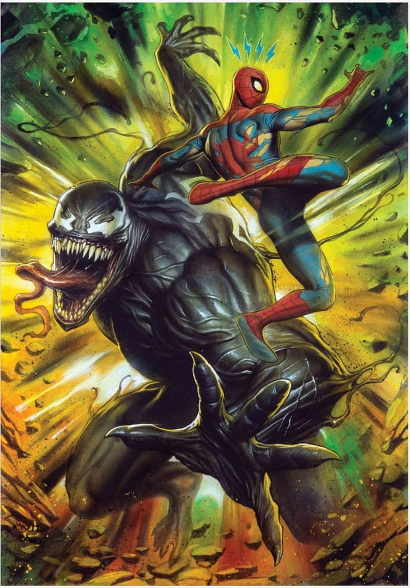 Venom homem aranha, homem aranha, marvel, spiderman, HD phone wallpaper
