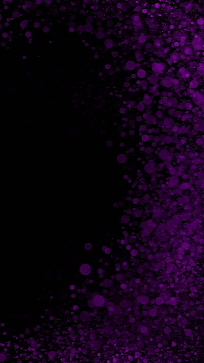 purple sparkle edge, abstract, dots, frame lockscreen, magic, pattern, side, simple, texture, violet, HD phone wallpaper