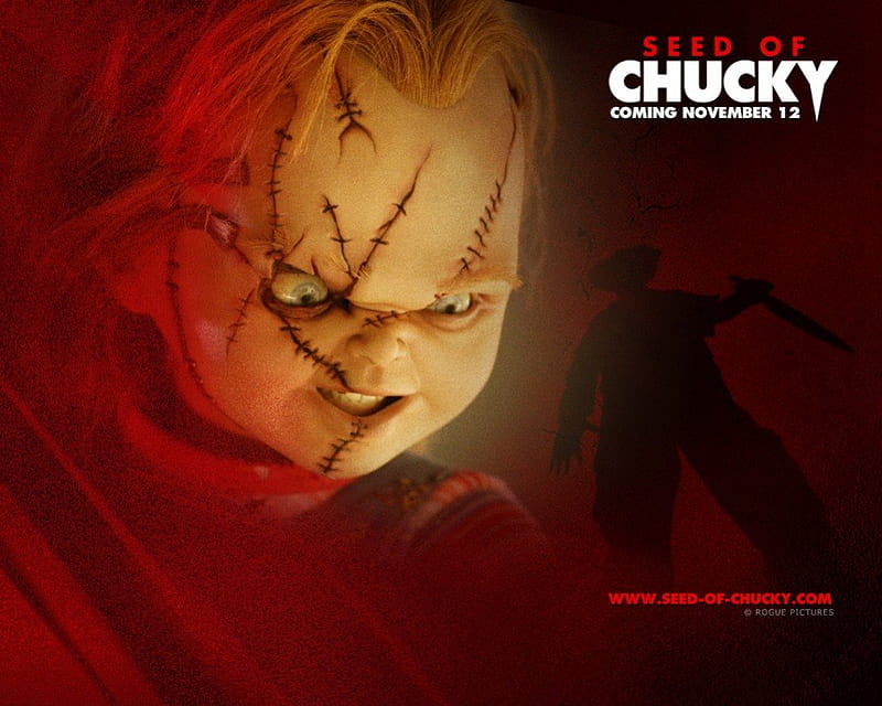 seed of chucky, red, scary, bad, ugly, HD wallpaper