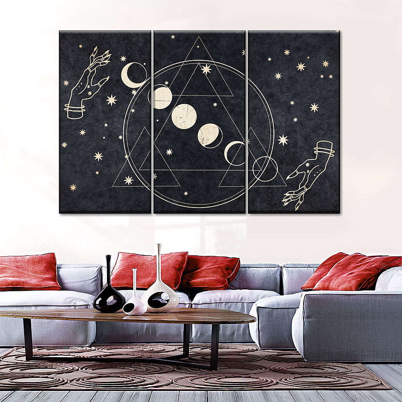 free download | Bohemian Moon Cycle Wall Art, HD phone wallpaper | Peakpx