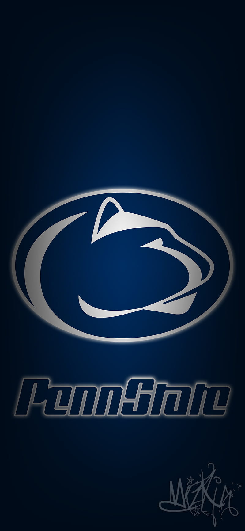 Penn State Blue, happy valley, nittany lions, penn state, pennsylvania, state college, white, HD phone wallpaper