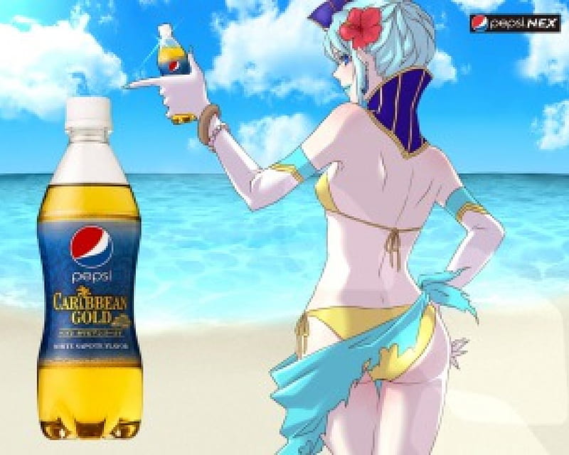 Anime, beach, swimsuit t, tiger and bunny, blue, bikini karina lyle, HD wallpaper Anime, beach, swimsuit t, tiger and bunny, blue, bikini karina lyle, HD wallpaper
