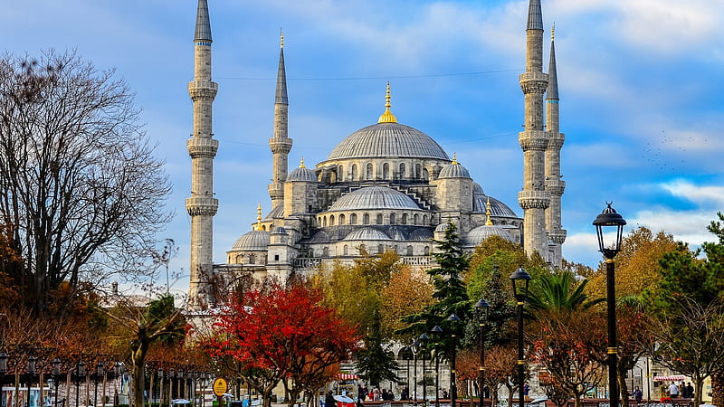 Blue Mosque Istanbul Sultan Ahmed Mosque Turkey Travel, HD wallpaper