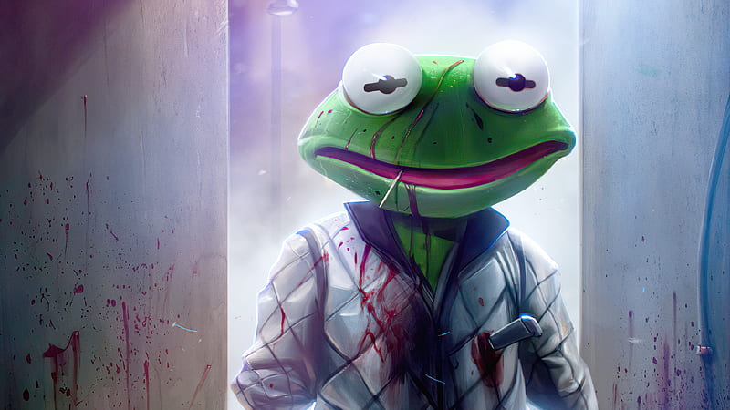 Frog Killer, frog, artist, artwork, artstation, HD wallpaper