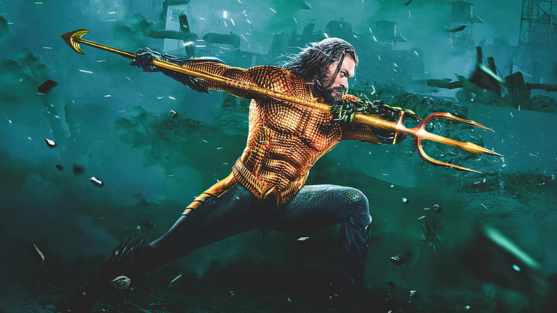 Aquaman Ocean King, aquaman, superheroes, artwork, behance, HD wallpaper