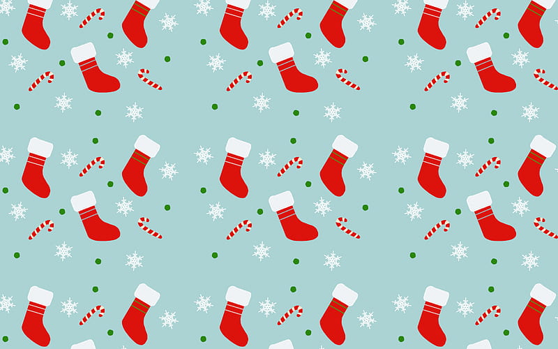 Christmas texutra, background with Christmas socks, Christmas background, cartoon  Christmas background, HD wallpaper | Peakpx