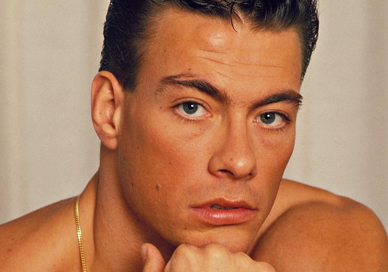 Jean-Claude Van Damme, man, face, actor, HD wallpaper