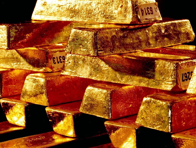 Solid Gold, gold bars, gold, gold bullion, HD wallpaper