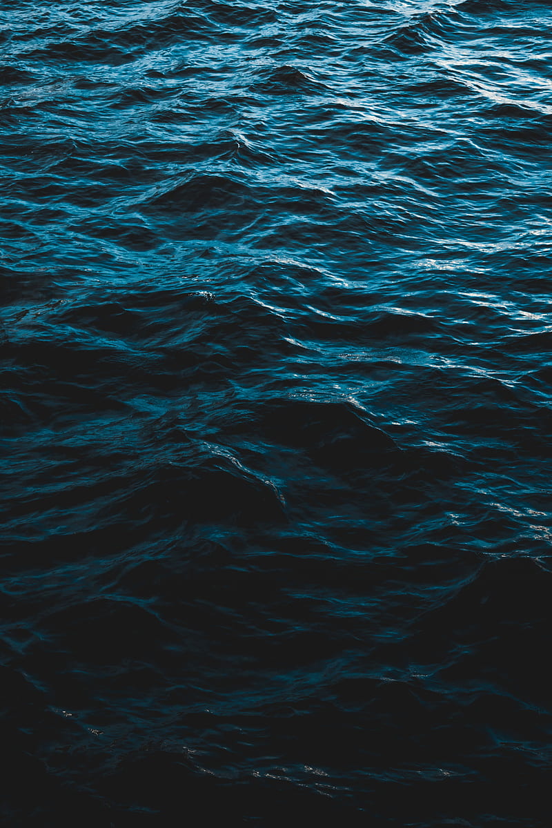 sea, water, ripples, waves, surface, HD phone wallpaper