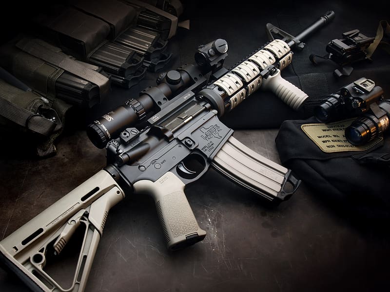 Weapons, Colt Ar 15, Assault Rifle, HD wallpaper