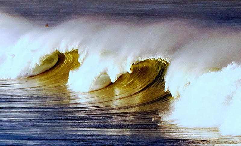 Spin Drift, close up, waves, sea, HD wallpaper