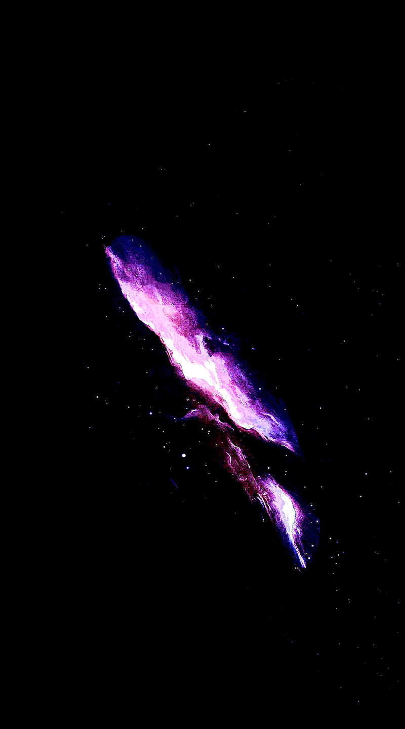 Galaxy OLED, aurora, blurred, borealis, effect, galaxy, r, mass, nebula, HD phone wallpaper