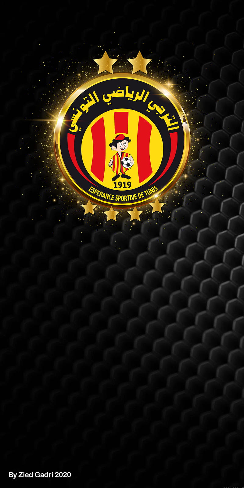 Taraji 2020, city, club, esperance, football, king, logo, star, tunis, tunisie, HD phone wallpaper