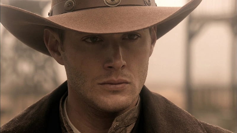 Jensen Ackles, cowboy hat, a look, Supernatural, Dean Winchester, HD wallpaper