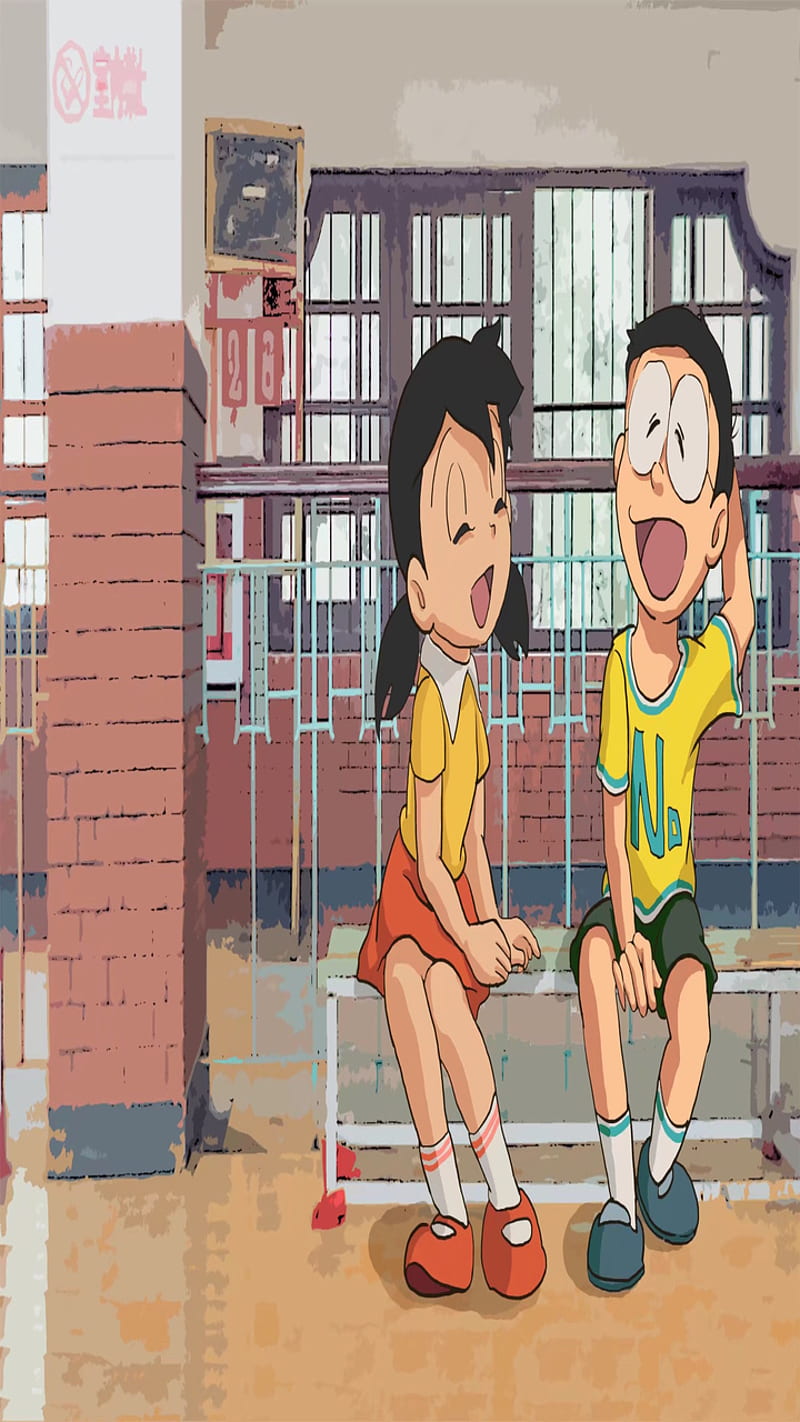 Doraemon, nobita, shizuoka, HD phone wallpaper