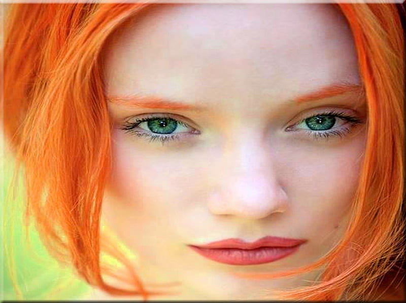 Redhead Woman Pretty Female Lovely Redhead Ginger Red Head