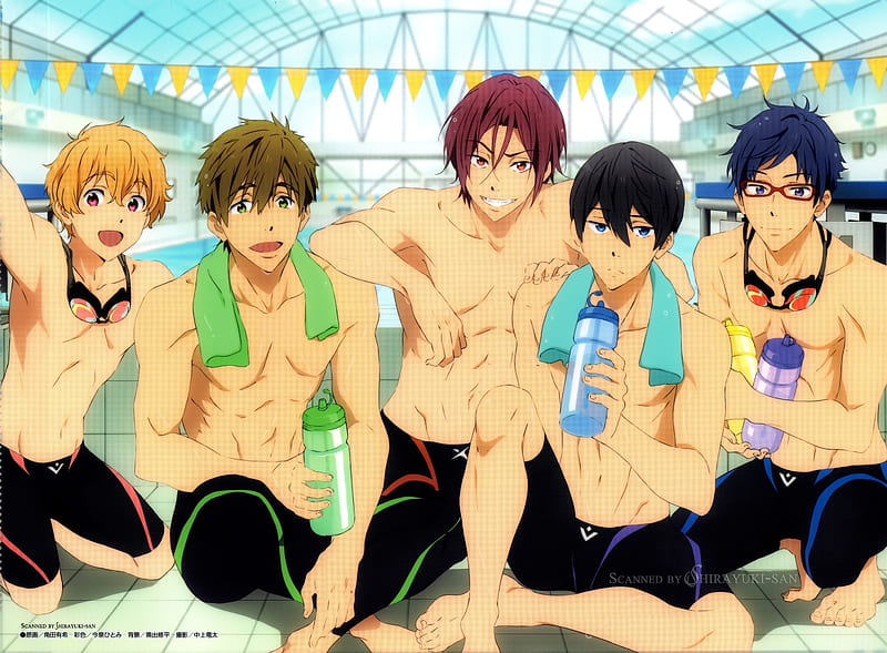 Gay Animes to Watch This Season Free Iwatobi Swim Club  GayNerdscom