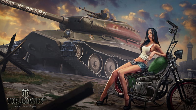 Girls in World of Tanks, bonito, Girls, Video, World, Tanks, HD wallpaper