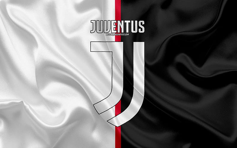 Juventus F.C., soccer, juve, juve 2019, juventus, emblem, flag, club, sport, italian, logo, football, juventus turin, juventus 2019, juventus new kit, juventus fc, HD wallpaper