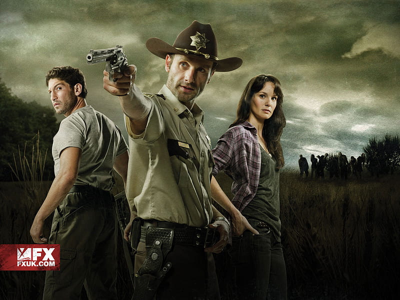 The Walking Dead, zombies, rick, lori, shane, HD wallpaper