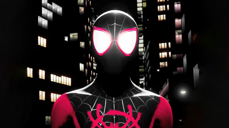 Marvel's spiderman, miles morales, dark, HD wallpaper