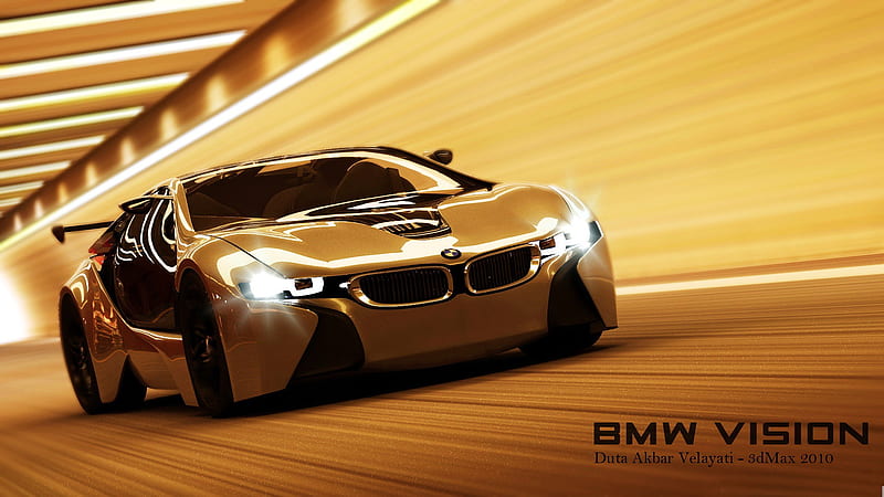 bmw vision 3d max-Limousine Selected, HD wallpaper