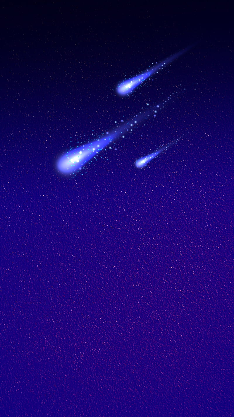 Shooting Stars, effect, galaxy, space, world, HD phone wallpaper