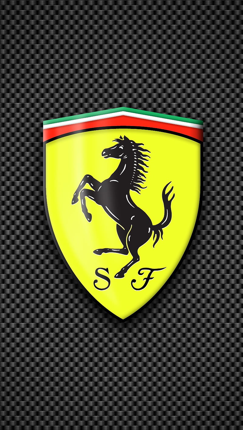 Ferrari Logo, f1, italy, HD phone wallpaper