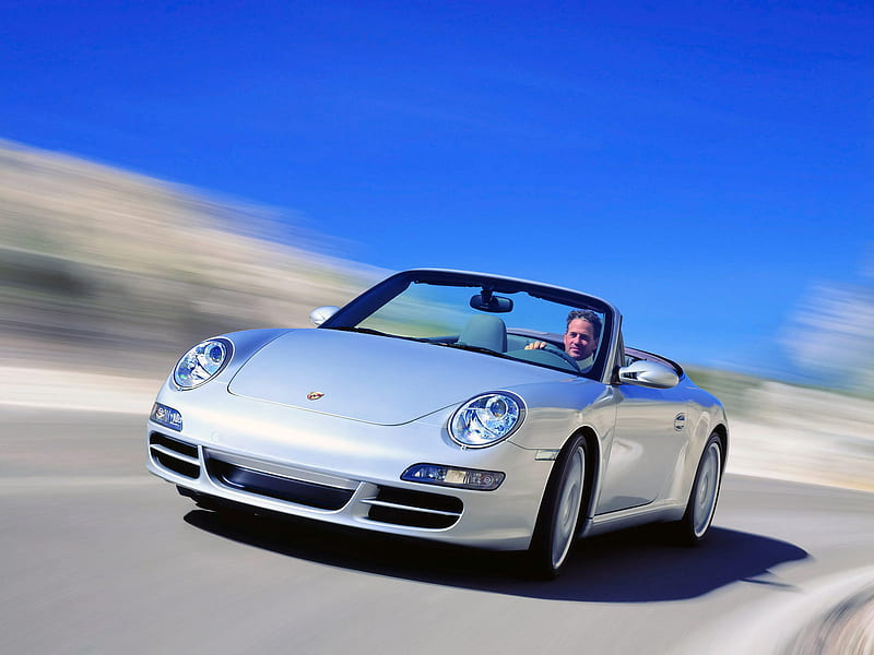 2005 Porsche 911 Carrera S, Convertible, Flat 6, HD wallpaper