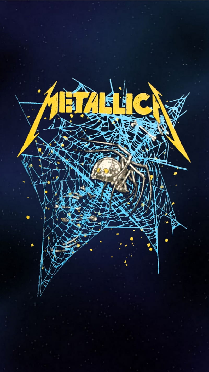 Metallica, band, heavy metal, spider, thrash metal, web, HD phone wallpaper  | Peakpx