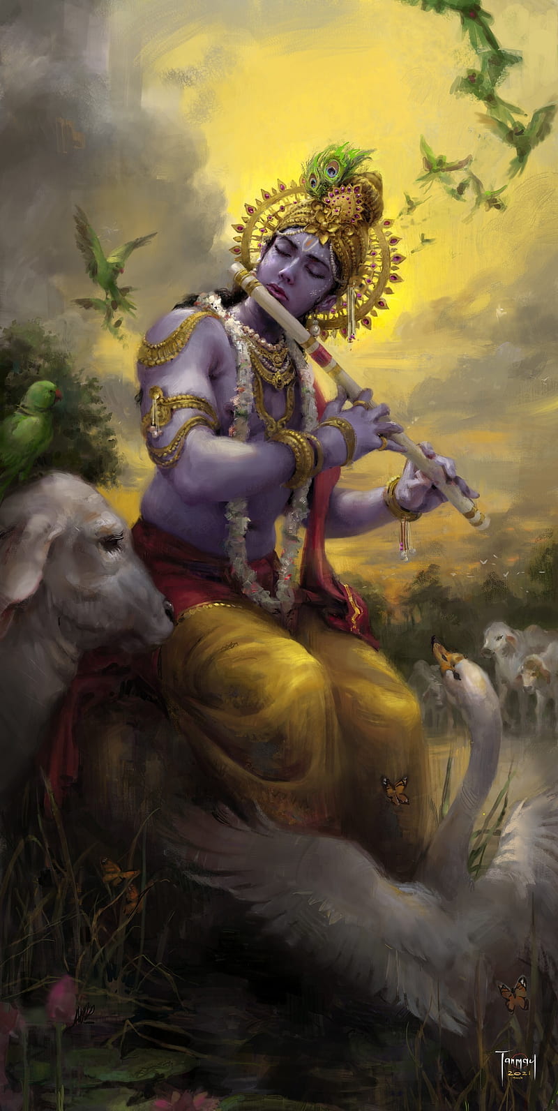 Lord krishna, HD phone wallpaper