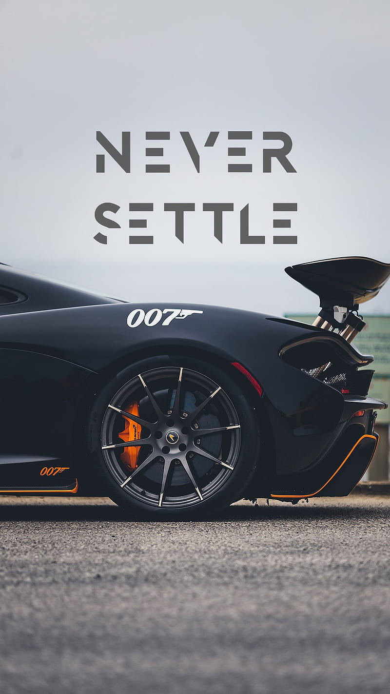 Never Settle, car, wheels, HD phone wallpaper