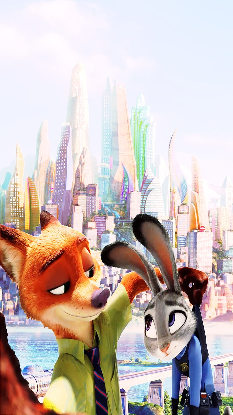 Zootopia Couple, anime, judy hopps, movies, nick wilde, HD phone wallpaper  | Peakpx