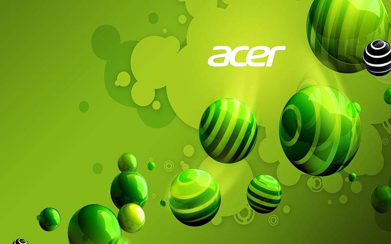 Acer Green-brand advertising, HD wallpaper