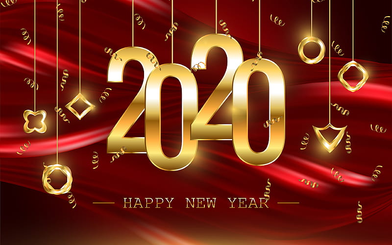 Happy New Year 2020 High Quality Design Poster, HD wallpaper