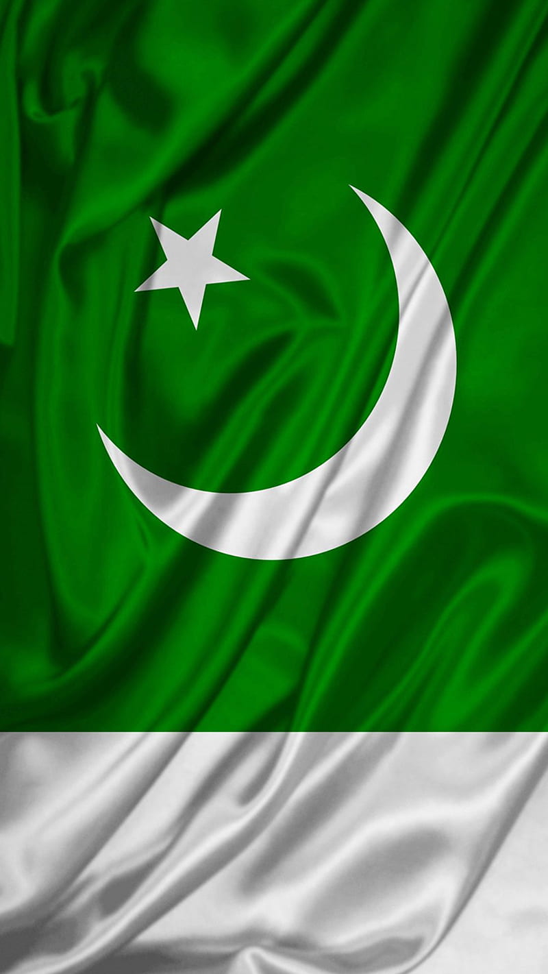 Pakistan Flag, flag, flags, green, manpie, pakistan, white, HD phone wallpaper