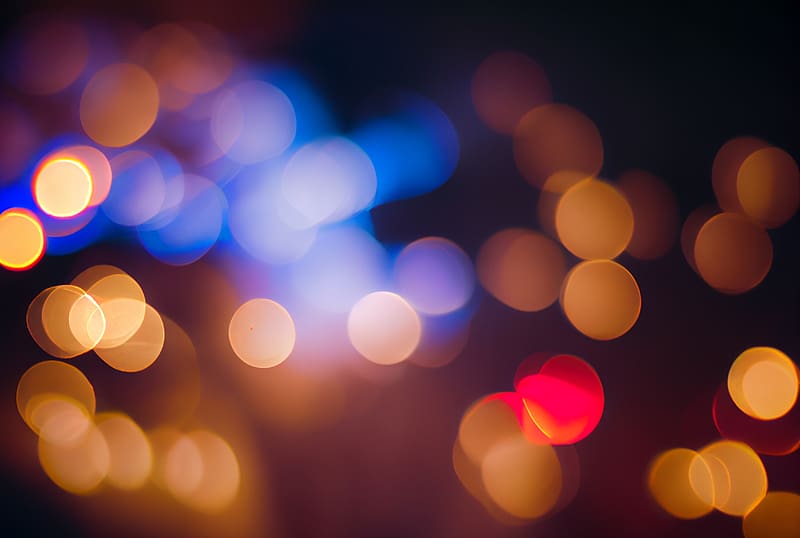 Bokeh, lights, blur, abstraction, HD wallpaper | Peakpx