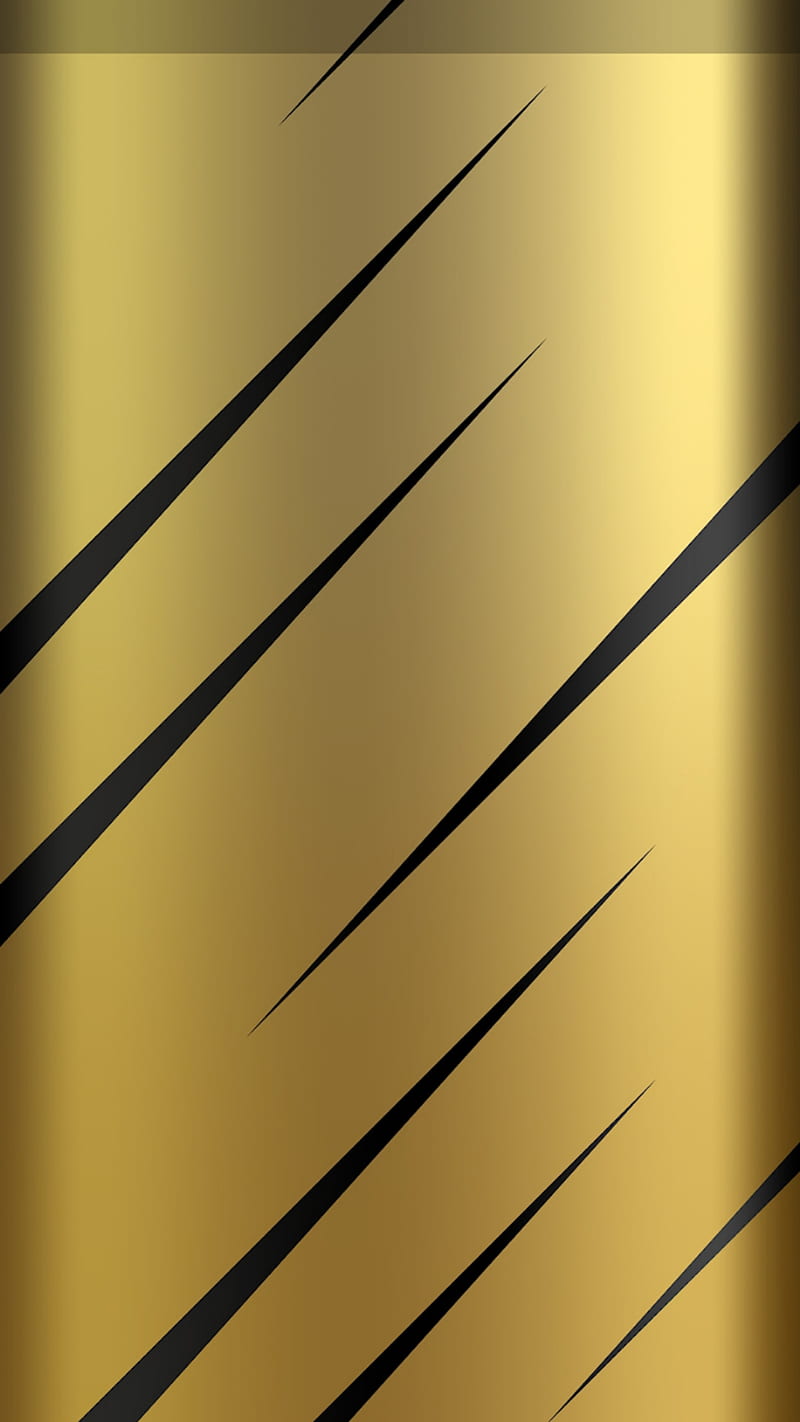 Abstract, black, desenho, gold, s7 edge, HD phone wallpaper