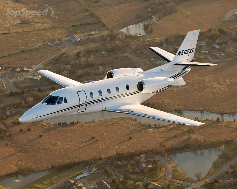 Cessna Citation XLS9, aircraft, private planes, private jet, cessna, HD wallpaper