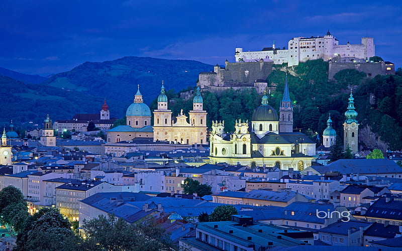 View of Salzburg Austria, Salzburg, Austria, View, of, HD wallpaper