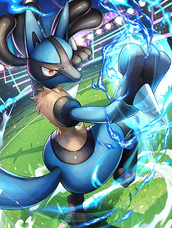 Shiny Lucario Remake HD wallpaper