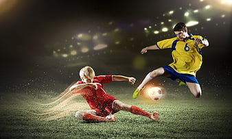 Soccer Players Football, soccer, football, esports, HD wallpaper