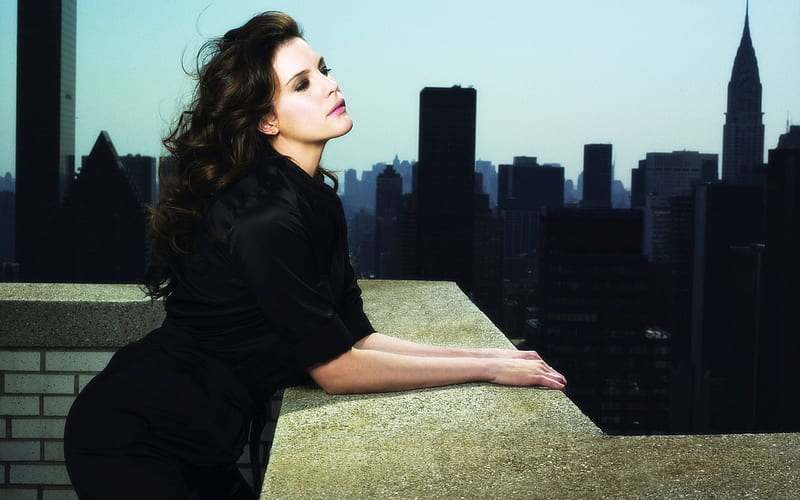 Liv Tyler, celebrity, models, people, buildings, bonito, actresses, skyscrapers, HD wallpaper