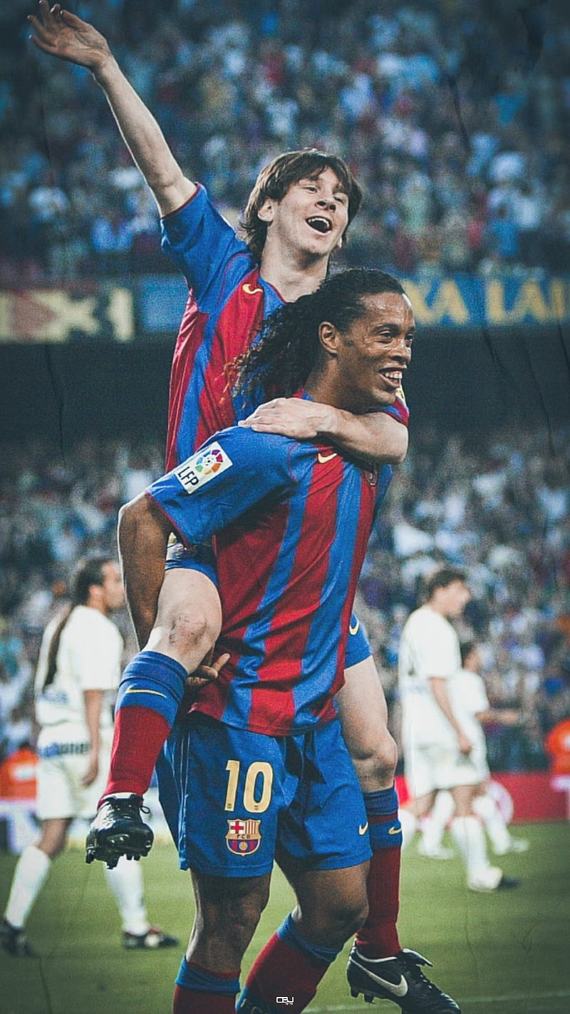 Messi and Ronaldinho, barcelona, football, futebol, soccer, HD ...