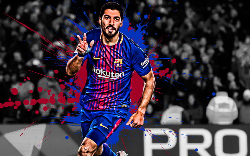 Luis Suarez Uruguayan football player, FC Barcelona, striker, maroon ...