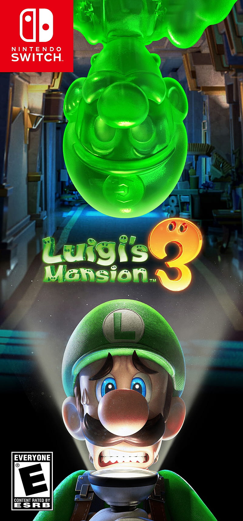 Luigis Mansion Cover, luigi, nintendo, HD phone wallpaper