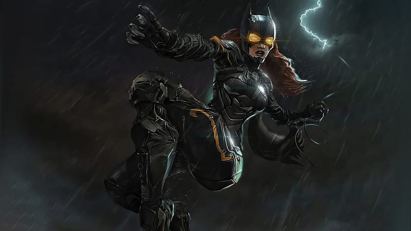 Batgirl Leslie Grace , batgirl, superheroes, artist, artwork, digital-art, HD wallpaper