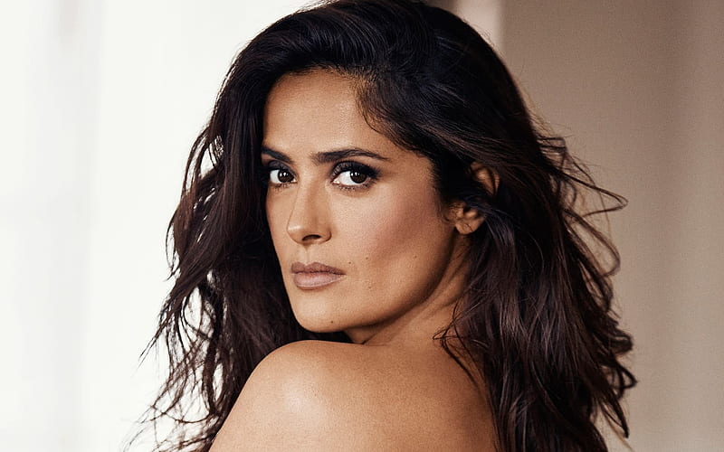 Salma Hayek, babe, model, Salma Hayek Pinault, American, producer, film actress, woman, actress, lady, Mexican, HD wallpaper