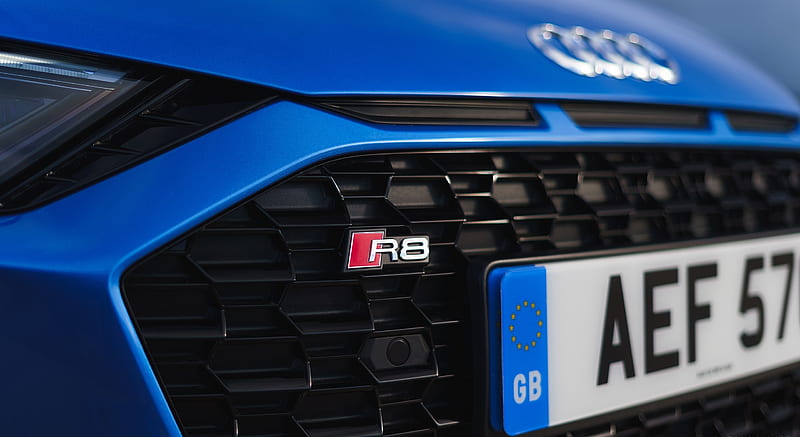 2019 Audi R8 V10 Coupe quattro (UK-Spec) - Grill , car, HD wallpaper